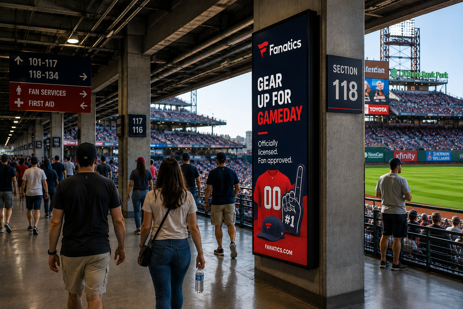 Section 118 vertical panel
